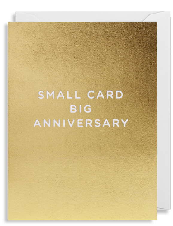 Small Card Big Anniversary - Mini Card