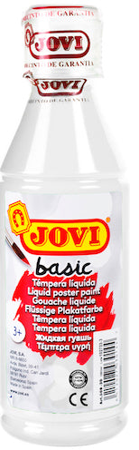 Jovi Basic Liquid Poster Paint Bottle 250ml - White