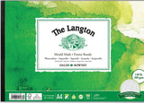DALER ROWNEY LANGTON A4 WATERCOLOUR PAD 300GSM 12 SHEETS NOT