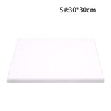 White Blank Square mini Canvas Painting Drawing Board Wooden Frame For Artist Acrylic Oil Paints Blank Canvas Frame Art Supplies