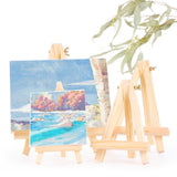 Mini Canvas And Natural Wood Easel Set For Art Painting Drawing Craft Wedding Supply Educational Toys for Children