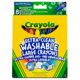 Crayola 8 Washable Large Crayons