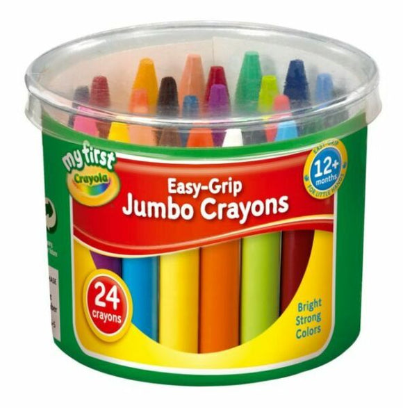 Crayola My First Easy-Grip Jumbo Crayons Pack of 24