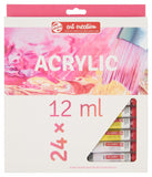 ART CREATION ACRYLIC COLOUR SET 24X12ML