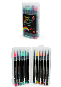 Set of 12 Brush Markers