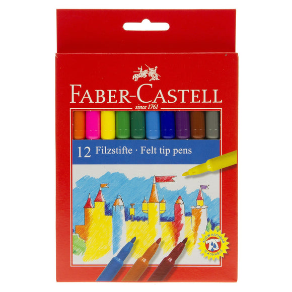 Faber-Castell Felt tip Pens (Pack of 12)
