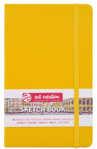 Talens Art Creation Sketch Book  Golden Yellow, 140g, 80 sheets 13x21cm