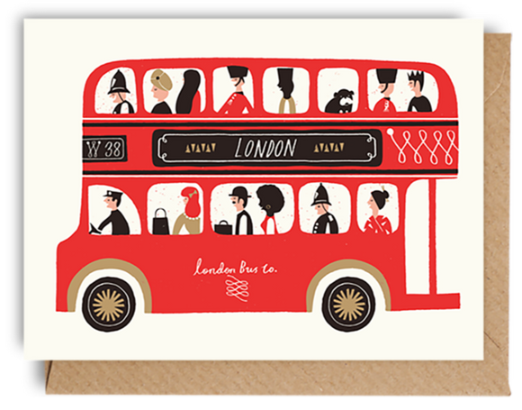 London Bus - Mini Card