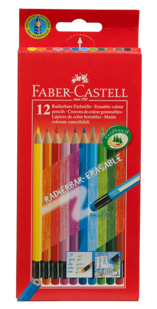 Faber-Castell Wooden Colouring Pencils (Pack of 12)