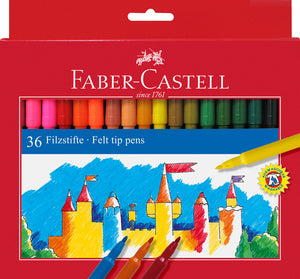 Faber-Castell Felt tip Pens (Pack of 36)