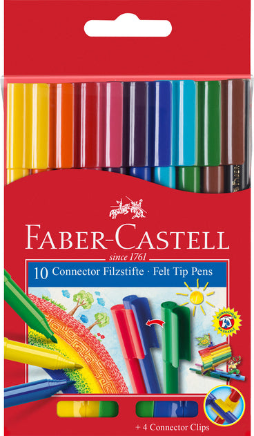 Faber-Castell Connector Pen (Pack of 10)
