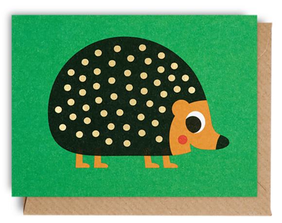 Hedgehog - Mini Card