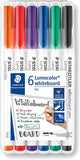 Whiteboard Lumocolor markers - Staedtler - 6 colors (Medium)