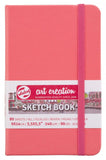 Talens Art Creation Sketch Book Coral Red, 140g, 80 sheets 9x14cm
