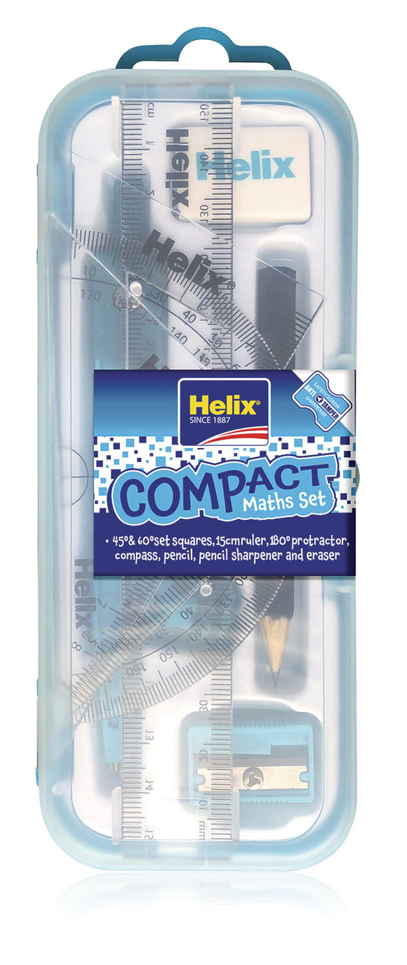 HELIX COMPACT MATHS SET – BLUE