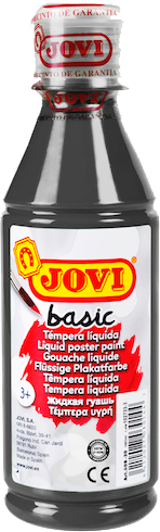 Jovi Basic Liquid Poster Paint Bottle 250ml - Black