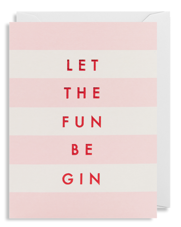 Let The Fun Be Gin - Mini Card