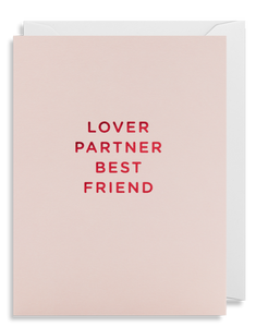 Lover Partner Best Friend - Mini Card