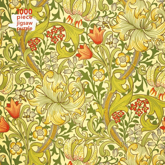 Golden Lily by William Morris 1000 piece jigsaw