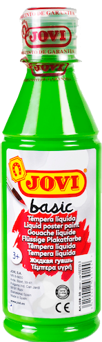 Jovi Basic Liquid Poster Paint Bottle 250ml - Mid Green