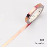 Slim Kawaii Japanese Stationery Laser Scrapbooking Foil Glitter Washi Tape Masking Tape Christmas Decorations for Office