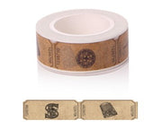 Vintage Ruler Washi Tape Ticket Masking Tape Stickers Scrapbooking