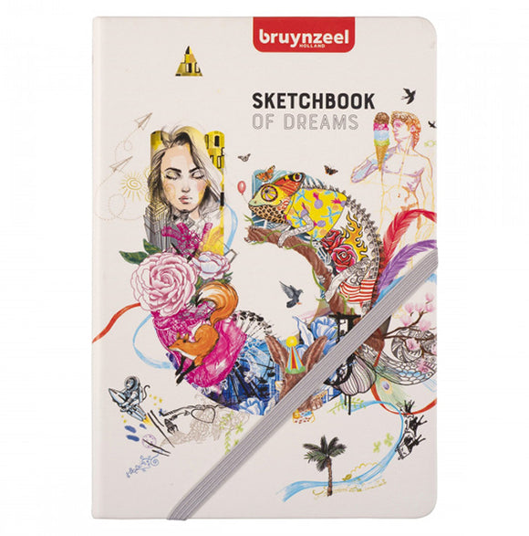 Bruynzeel Sketchbook 14,8 x 21 cm - plain, 140 g, 80 sheets